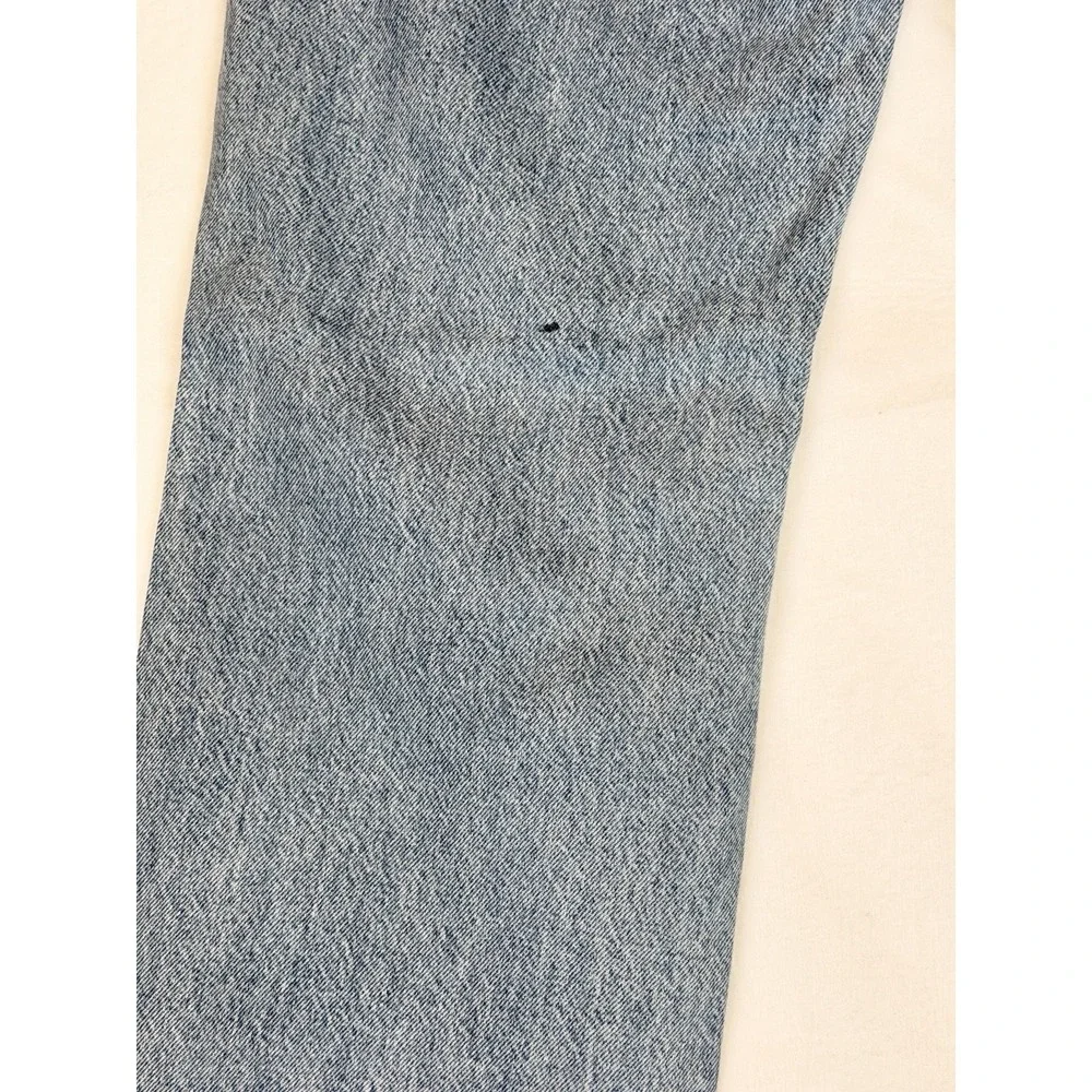 PacSun Low Rise Wide Leg Jeans Womens 26 Distressed Lite Wash Raw Hem Y2K Grunge - Picture 6 of 14